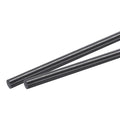 MECCANIXITY Carbon Fiber Rod, 12mm x 200mm Carbon Rod Bar for RC Airplane DIY Craft Kite Wing Tube Quadcopter Arm Repair Pack of 2