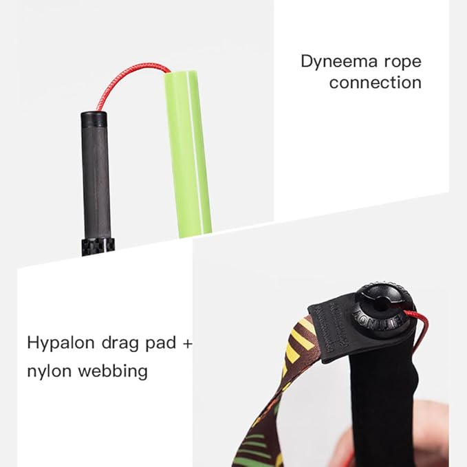 AONIJIE Trekking Poles -2 Ultralight Collapsible Carbon Fiber Hiking Poles with Anti-Shock and Quick Lock System, Folding Walking Sticks for Hiking, Camping
