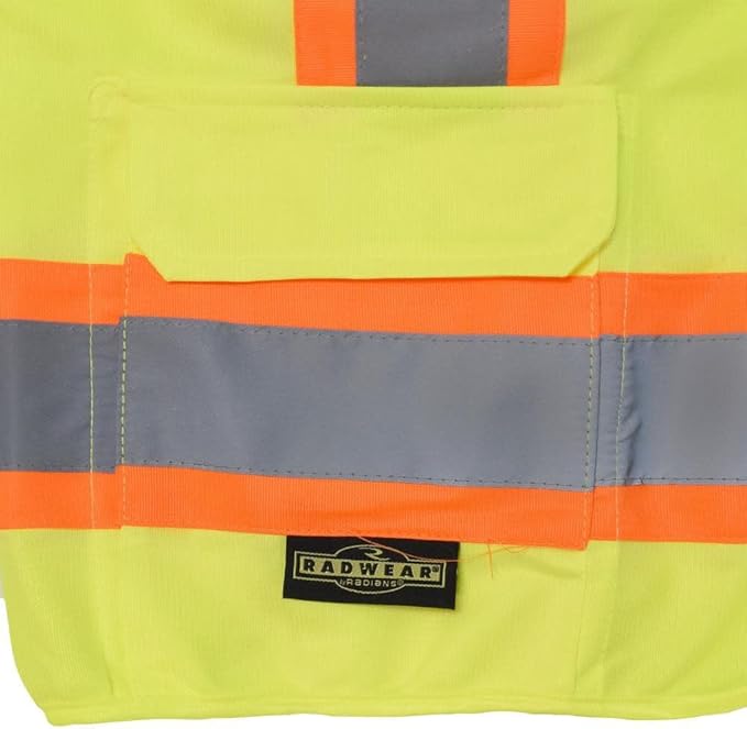 Radians SV6G3X Two Tone Surveyor Class 2 Safety Vest, 3X-Large, Green