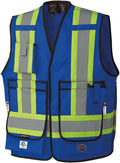 Pioneer Hi Vis FR Surveyor's Safety Vest - Flame Resistant ARC Rated - Reflective - for Men and Women