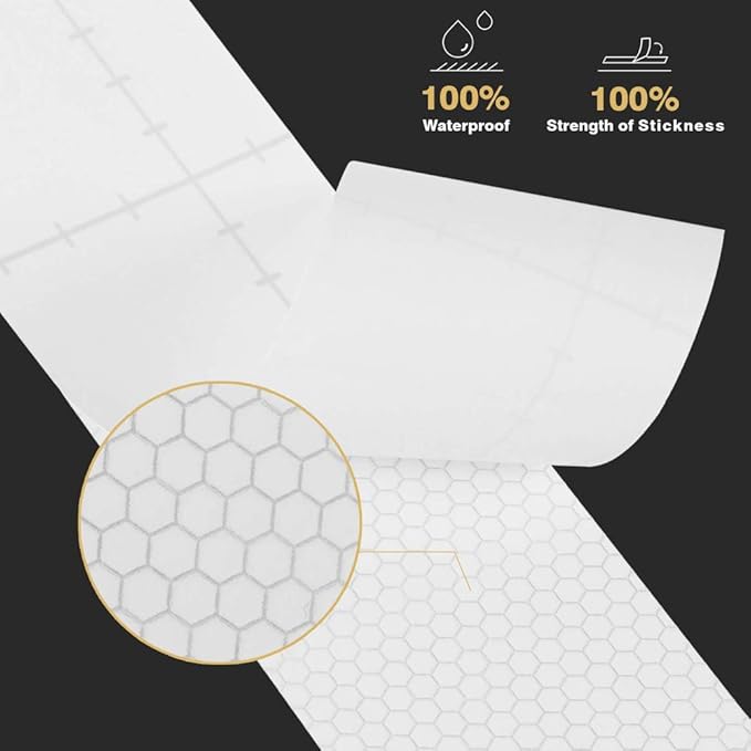 2" X 164FT DOT-C2 Reflective Tape, Waterproof Reflector Conspicuity Tape, Safety Sticker Strips for Trailers, Cars, Trucks, Warning Tape Automative Accessories