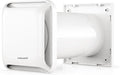 4 Inch Square Passive Air Vent, Adjustable Airflow Ventilation Kit with Extendable Duct - Natural Fresh Air Exchange for Home, Bedroom, Attic (No Motor)