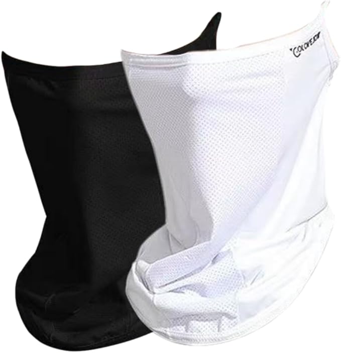 UPF 50+ Face Mask for Women & Men - Ice Silk Cooling Full Face Cover, Breathable Sun Protection Neck Gaiter