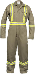 Flame Resistant FR High Visibility Hi Vis Coverall