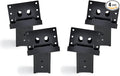 Adler Multi-Use Outdoor 4x4 Compound Angle Platform Brackets for Deer Stand Hunting Blinds Shooting Shack, Tree House, Observation Decks, Set of 4, Black, 16''x 7.5''x 9''
