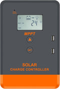 PowMr MPPT Solar Charge Controller 30AMP, for 12V/24V Auto, MAX 75V, 780W Input, w/LCD Display, for Lead-Acid Lithium Battery