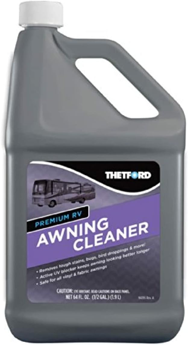 Premium RV Awning Cleaner for RV or Home Awnings 64 oz - Thetford 96017
