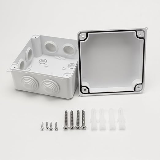 Electrical Junction Box IP65 Dustproof Waterproof ABS Plastic Project Enclosure for Electronics (150 * 150*)