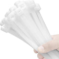 18 inch White Zip Ties Heavy Duty (100 Pack), 2025 New Patented Design, 300 LBS Tensile Strength, Self-Locking Nylon PA66 UV Resistant Cable Ties for Indoor and Outdoor Use