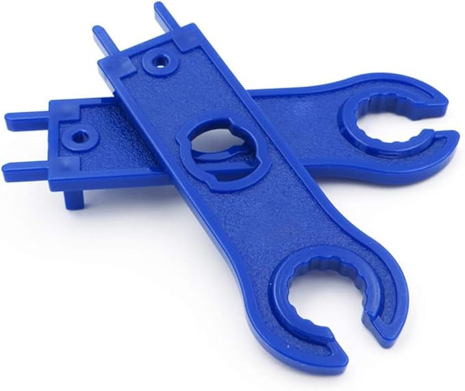 2Pcs Blue Home Improvement Tools 2Pcs Solar Panel MC4 Connector Spanner Wrench Quick Connect Disconnect Tool Hand Tools Multi Handyman Tool Multitools and Accessories
