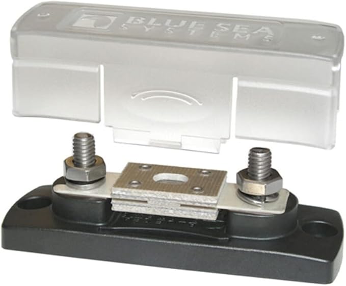 Blue Sea Systems 5005 ANL Fuse Block with Insulating Cover, 35-300 Amp, 32V DC