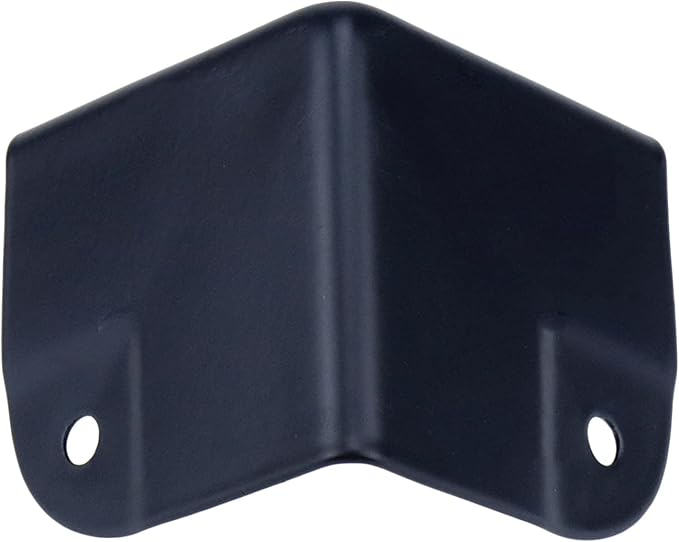 8 Pack Black Corner Protector Brace Shelf Supporter Metal Box Corner for Flight Road Case Cabinet