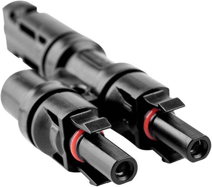 Renogy Branch Y Connector in Pair MMF+FFM for Parallel Connection Between Solar Panels, 1 Branch