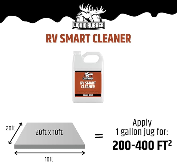 Liquid Rubber RV Smart Cleaner - Restores and Revitalizes RVs and Campers, 1 Gallon