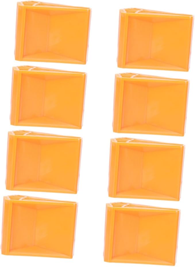 Balacoo 8Pcs Non Slip Rubber Ladder Caps Durable Replacement Feet for Ladder Safety Easy Tool Installation Fits for Enhanced Stability and Grip Rough