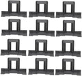 12pcs Solar Module Clip Photovoltaic Panel Mounting Bracket Water Drainage Clip for Solar Efficient Mud Removal Clamp Outdoor Use