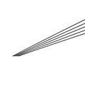 MECCANIXITY Carbon Fiber Rod, 2.5mm x 500mm Carbon Rod Bar for RC Plane DIY Craft Kite Wing Tube Quadcopter Arm Repair Pack of 5
