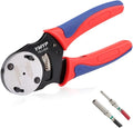 Deutsch Closed Barrel Crimper Size 20,4 Way Indent,8 Impression Type for Deutsch DTM Solid Contacts Gage 20-18 AWG(YEJ-20X)