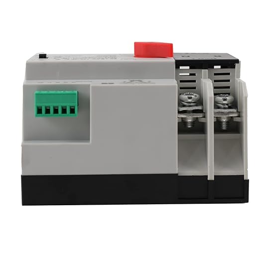 2P 100A 110V Dual Power Automatic Transfer Switch Generator Changeover Switch Tools Dual Power Transfer Switch Din Rail Type 50HZ/60HZ