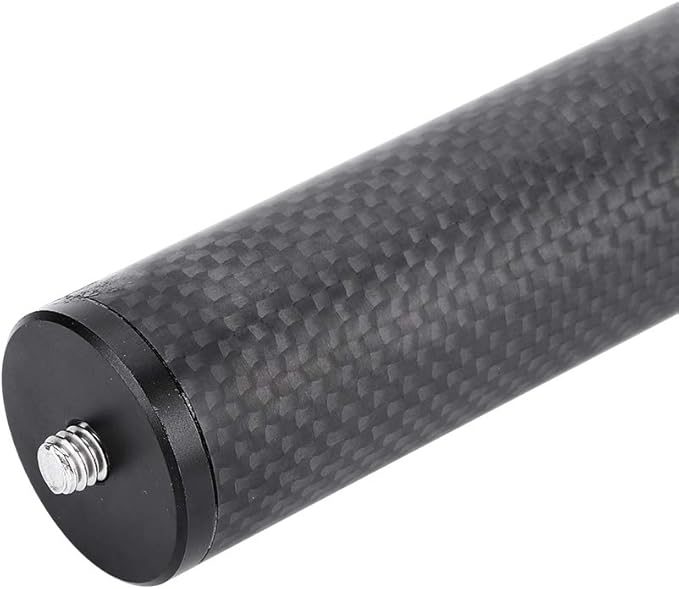 Tripod Extension Tube for Gimbal, Carbon Fiber Extension Rod Lightweight Pole Extender Accessory for Tripod Stabilizer