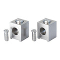 Neutral Lug Kit Circuit Breaker Ground Lugs Aluminum Grounding Lugs Fits #4-2/0 AWG Wire, Electrical Wiring Connection Kit - Easy Install for Load Centers & Breaker Boxes (2)