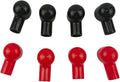 8 Pack Battery Terminal Lug Boots Covers, Red & Black Insulating Caps for Ring Terminals/Cable Lugs, Fit Terminal Post up to 20mm (0.79"), Fit Cable up to 12mm (0.47"), for Car Truck RV Solar