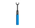 Jonard Tools TWAF-5815 Torque Wrench, Full Head 5/8", 15 in-lb - CATV/COAX/VDV Tool with Audible Click, Cushion Grip, Angled Head, High Carbon Steel