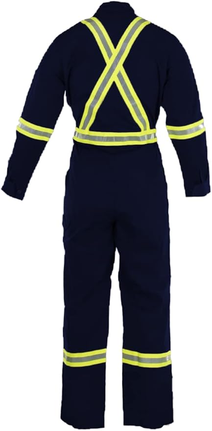 Flame Resistant FR High Visibility Hi Vis Coverall