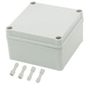Zulkit Junction Box ABS Plastic Dustproof Waterproof IP67 Junction Boxes Universal Electrical Project Enclosure DIY Electronic Project Box Grey 4.92 x 4.92 x 2.95 inch (125 x 125 x 75 mm)