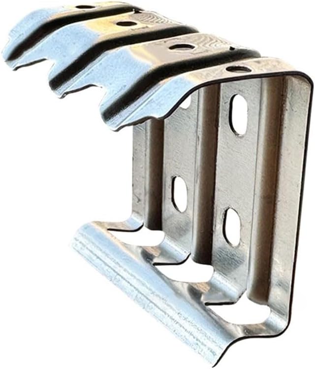 50PCS Photovoltaic Water Guide Clips For Solar Panel Drainage And Self-Cleaning, Stainless Steel Solar Panel Drainage Clip, Three Drainage Channels(35mm)