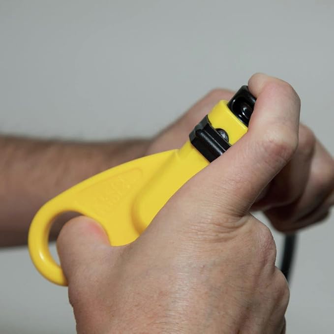 Klein Tools VDV002-818 Coax Install and Test Kit with Crimp Tool, Includes Tester, Stripper and Universal F Connectors
