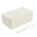 LeMotech Waterproof Dustproof IP65 ABS Plastic Junction Box Universal Electric Project Enclosure Pale Gray 7.9 x 4.7 x 2.95 inch (200 x 120 x 75 mm)