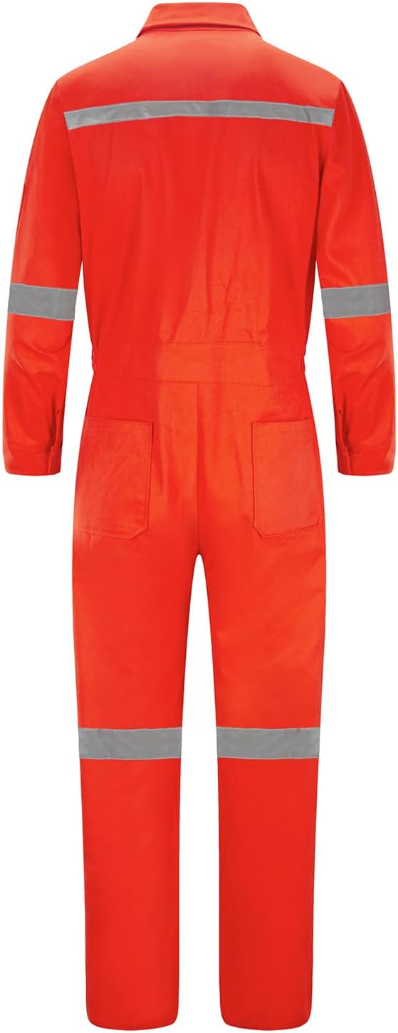 Mens Workwear Coveralls Work Mechanic Jumpsuits Long Sleeve Coverall Work Wear Multi Pockets