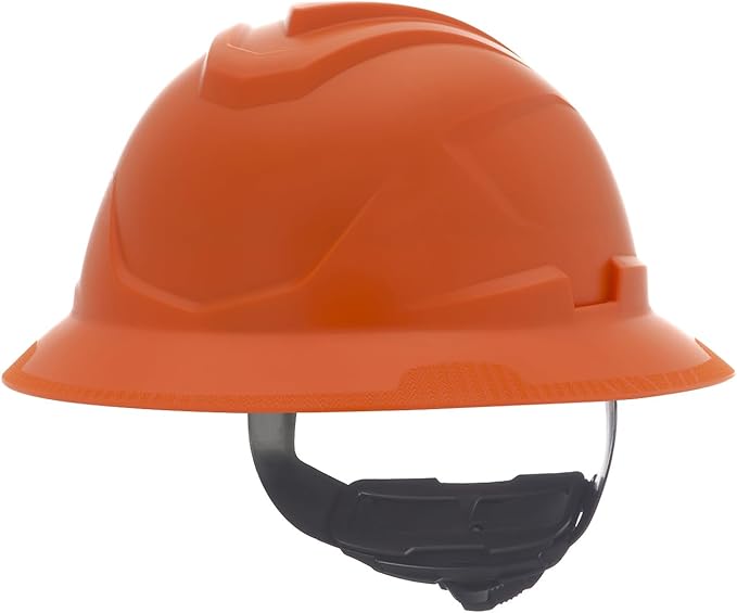 MSA V-Gard C1 Full Brim Hard Hat with ReflectIR Cooling Thermal Barrier and Fas-Trac III Suspension - Uses Highly Innovative Cooling Features to Help Alleviate Heat Stress