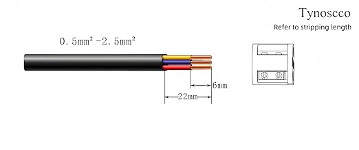IP68 Waterproof Junction Box Outdoor 2way 4Pin 1in2 Out (AC450v,24A) M20 Wire Range in(5-10mm) Out（3-7mm） Electrical Cable Connector,Suitable for Repair and Extend Power Cables,UL（2Pack）