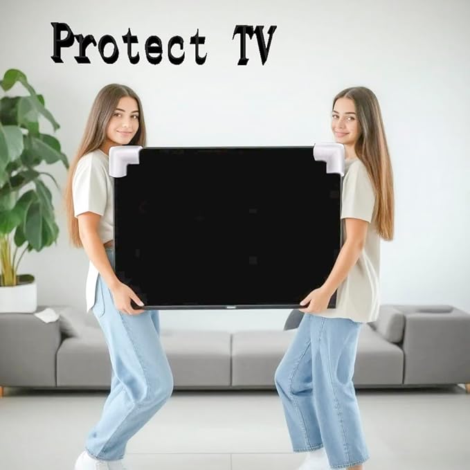 Havihaki 12Pcs Foam Corner Protectors For Moving TV, Picture Frame, Mirror, Frame Edge Protection Corners for Artworks Shipping, Packing Material