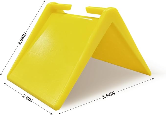 20-Pack 2 x 2 Inch V-Shaped Corner & Edge Protectors – Heavy Duty Industrial Tie Down Strap Protectors for 1" to 2" Straps, Crack-Resistant Cargo, Flatbed, Pallets & Moving – Yellow