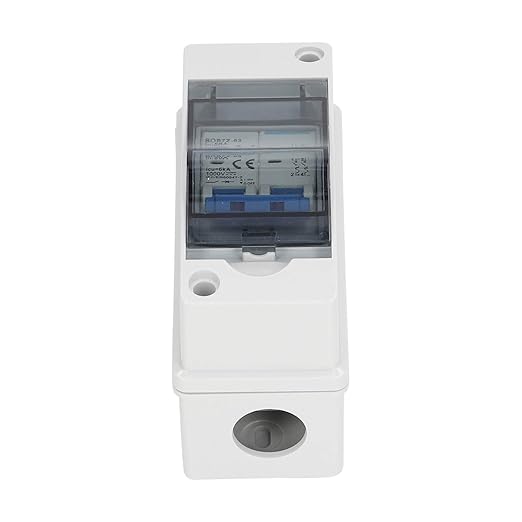 DC Disconnect Switch 1000V 50A Miniature Circuit Breaker with IP65 Waterproof Distribution Box for Solar PV System DC Disconnect Switch PV Disconnect Switch dc Circuit Breaker Outdoor Breaker Box