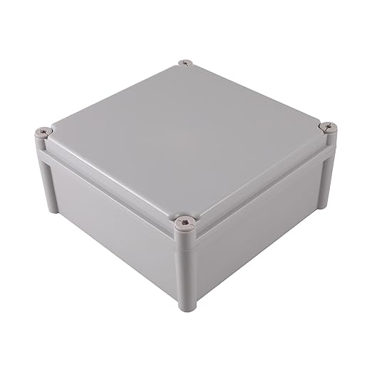 Junction Boxes-11" x 11" x 5.1" IP65 ABS Plastic Dustproof Waterproof Electrical Box Project Junction Conduit Box for Electrical Outdoor Enclosure