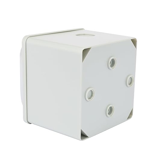 Baomain Universal Rotary Changeover Switch SZW26-20/D202.2D-L with Wider&Higher Master Switch Exterior Box 660V 20A 3 Position 2 Phase (3.15" x 3.15" x 4.84")