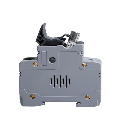 Solar/Photovoltaic Fuse Holder PV DC1000V 15A 35mm DIN Rail Mounting Cylindrical Base Single Mount Solar Photovoltaic Fuses Link System Protection