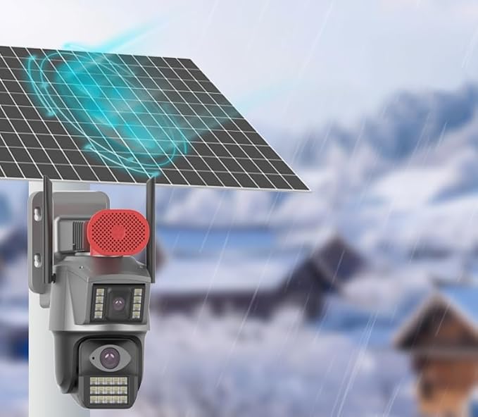 20Watt Solar Panel with 26000mAh Battery – 5VDC Output, Fast Charging, IP65 Waterproof, Ideal for Security Cameras, Outdoor Lights & More (26AH)