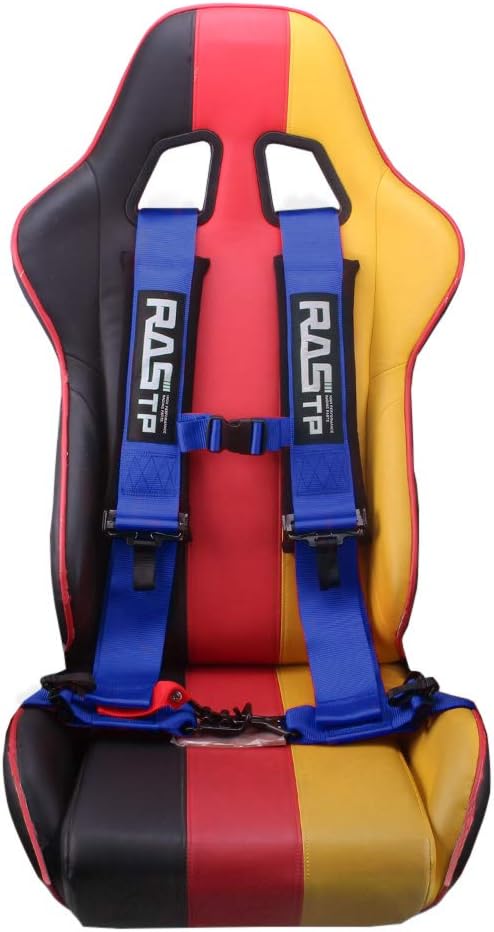 RASTP 4 Point Safety Harness with 3 Inch Padding (Blue)
