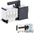 4P 100A Automatic Changeover Switch Rated 110/230V Dual Power Automatic Transfer Switch for Lighting Circuit, Insulation Transfer Switch Power Switch for Office Buildings, Shopping Malls, Banks