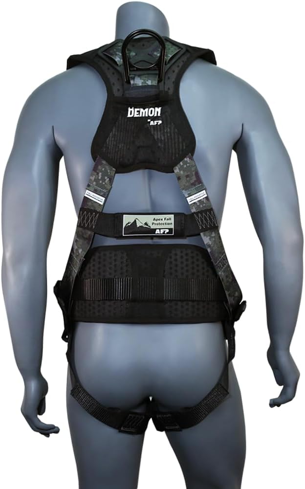 AFP Demon Fall Protection Comfortable Safety Harness (OSHA/ANSI PPE)