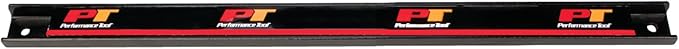 Performance Tool W1287 12” Magnetic Tool Strip Holder Organizer Rack | Knife Bar with Multipurpose | Ideal For Knife Holder, Knife Rack, Knife Strip, Kitchen Utensil Holder, Tool Holder & Art Supplies