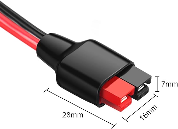 10AWG Solar Panel Cable to Anderson Connector Adapter Solar Extension Cable Compatible with Anderson PowerPole Port for RV,Goal Zero Yeti,Renogy Portable Solar Generator Power Station (10FT)