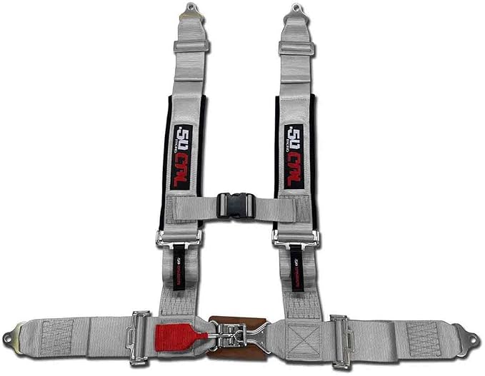 4 Point Harness for Bucket Seat, Quick Release Latch, 9 Color Options, Racing Harness, Race Car, Off Road Vehicle, UTV, RZR