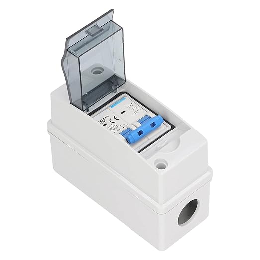 DC Disconnect Switch 1000V 50A Miniature Circuit Breaker with IP65 Waterproof Distribution Box for Solar PV System DC Disconnect Switch PV Disconnect Switch dc Circuit Breaker Outdoor Breaker Box