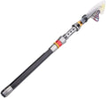 Alomejor Telescopic Fishing Rod,Portable Lightweight Compact,Carbon Fiber Rod for Travelers Campers Fishing Trips Camping Adventures